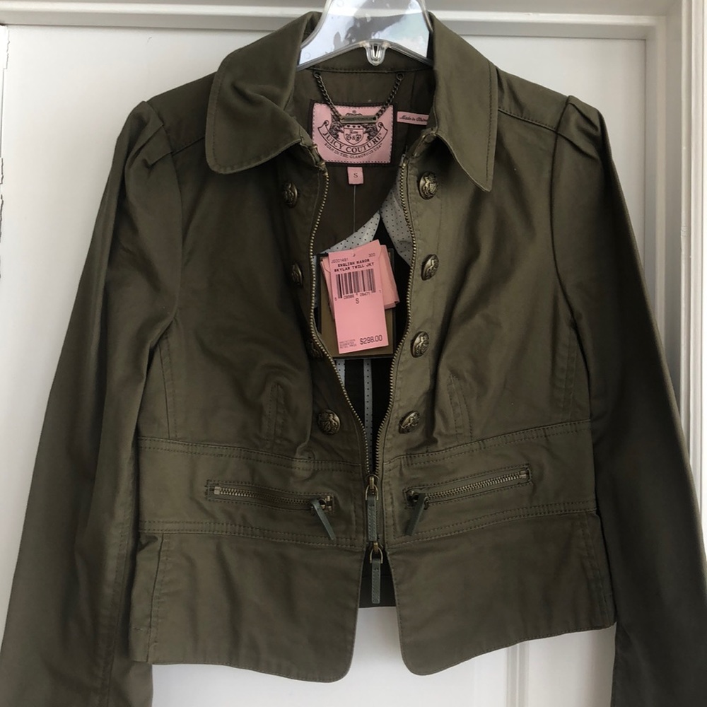 Juicy couture English manor twill jacket